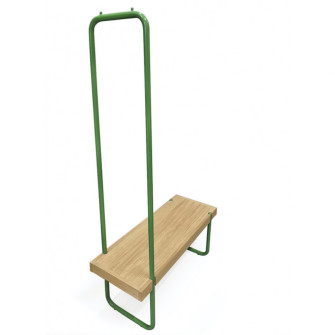 Ben bench (oak, green)